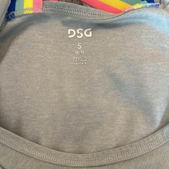 DSG Girls Bike Shorts & Matching Tank Top - Small (8/9) - Picture 6 of 6